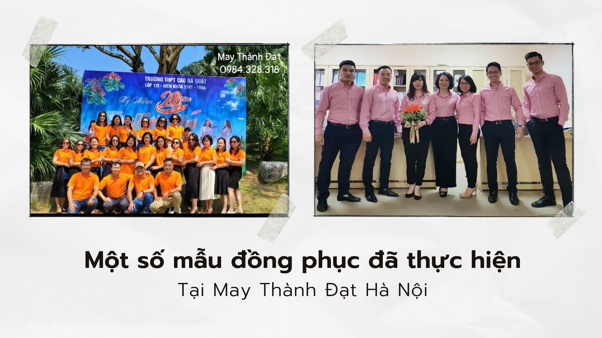 Ảnh đồng phục công ty chuyên nghiệp tại Hà Nội – dịch vụ may đo đúng hẹn
