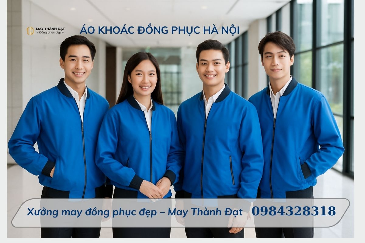 Xưởng may áo khoác đồng phục Hà Nội | May Thành Đạt