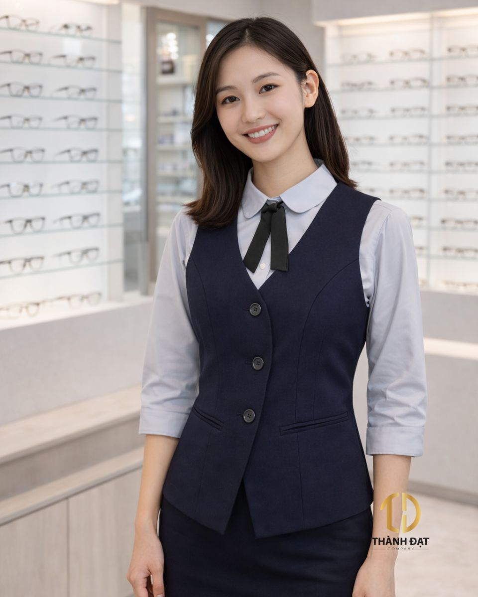 đồng phục công sở kính mắt anna do may thành đạt sản xuất
