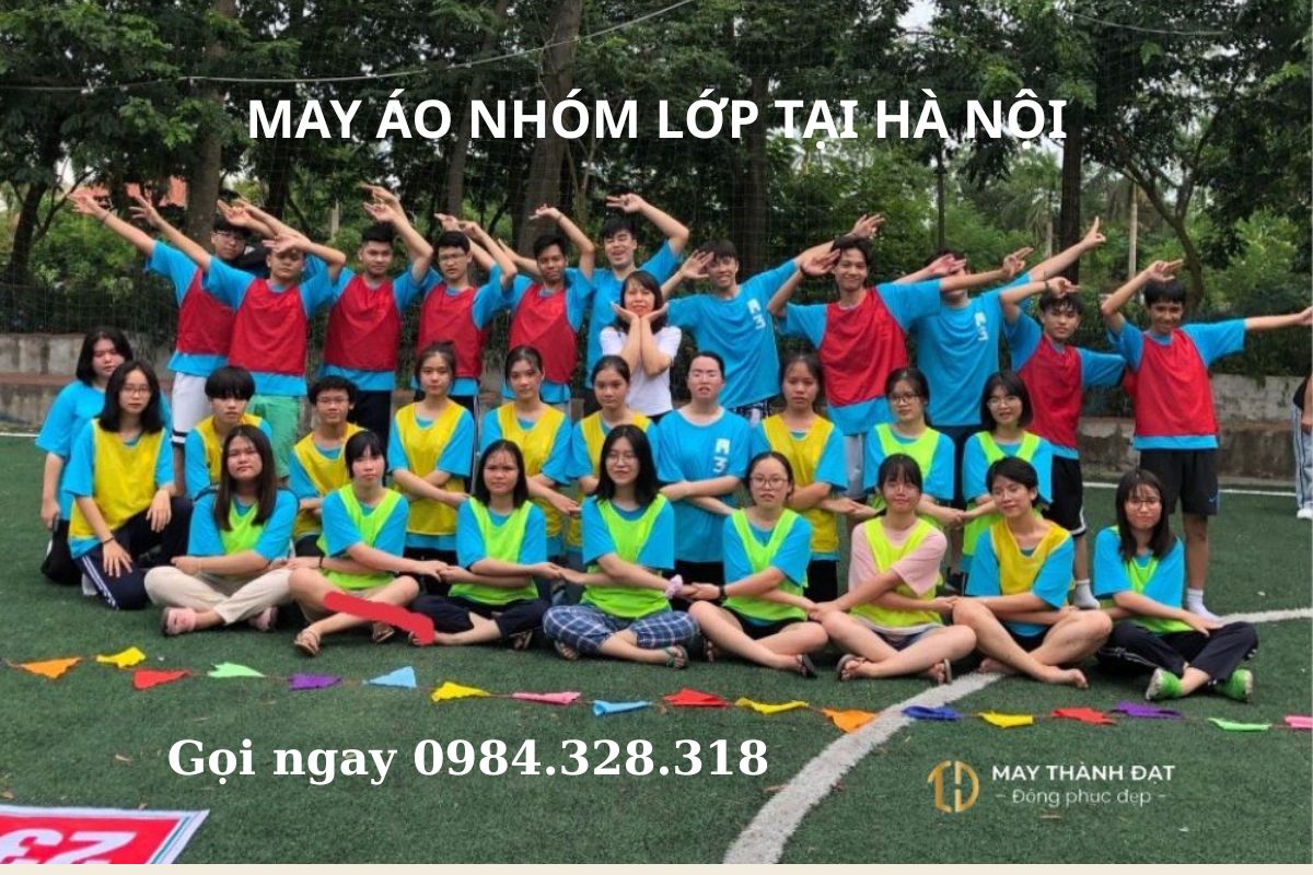 May áo nhóm lớp đẹp tại Hà Nội – Liên hệ May Thành Đạt
