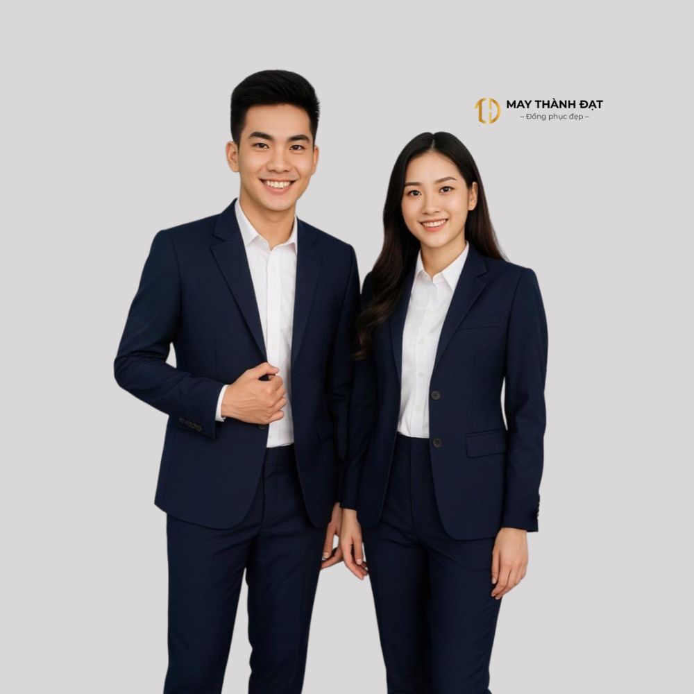 Thiết kế vest công sở đơn giản phù hợp làm đồng phục doanh nghiệp