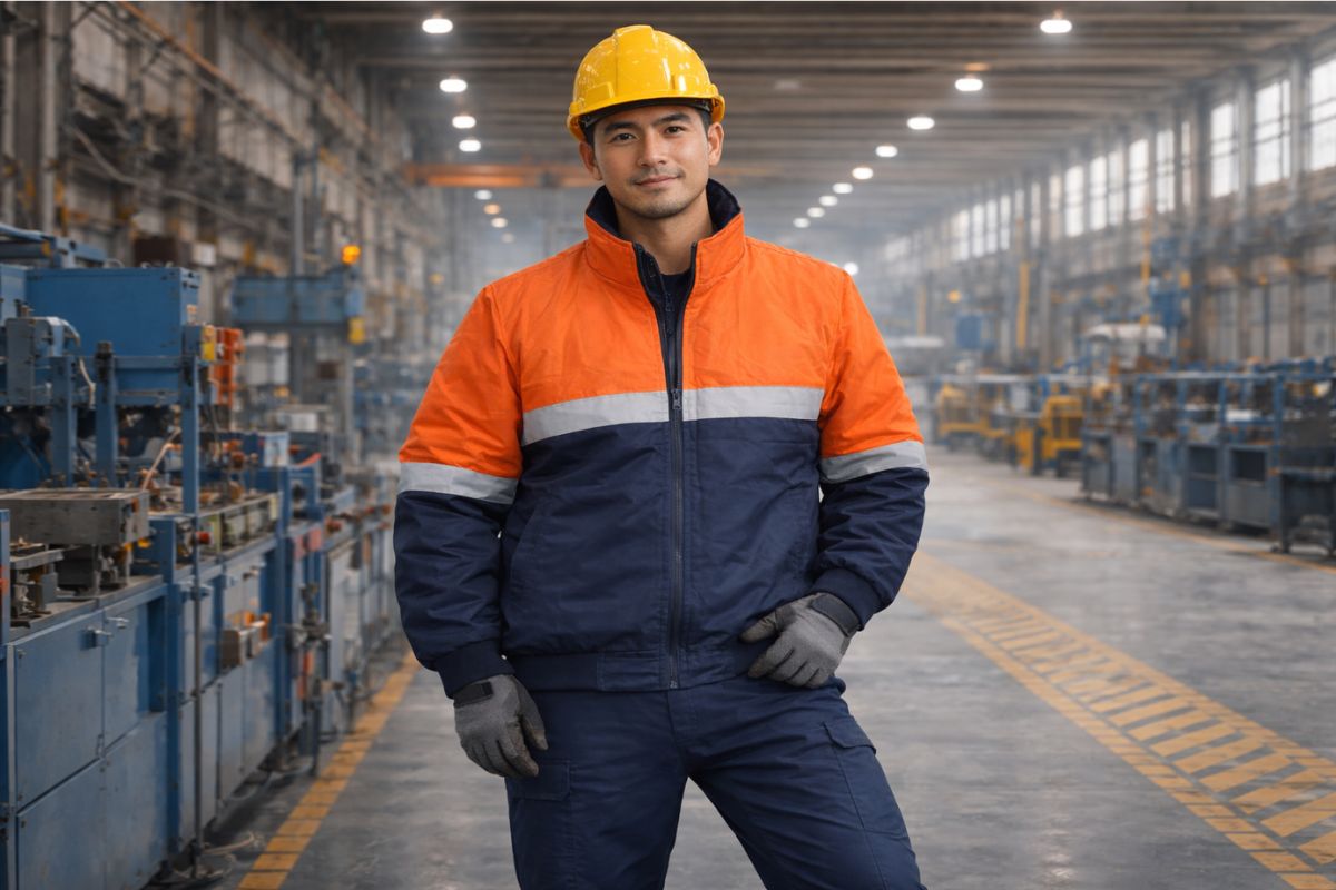 Áo khoác bảo hộ 3 lớp cho công nhân – đồng phục bảo hộ doanh nghiệp Hà Nội