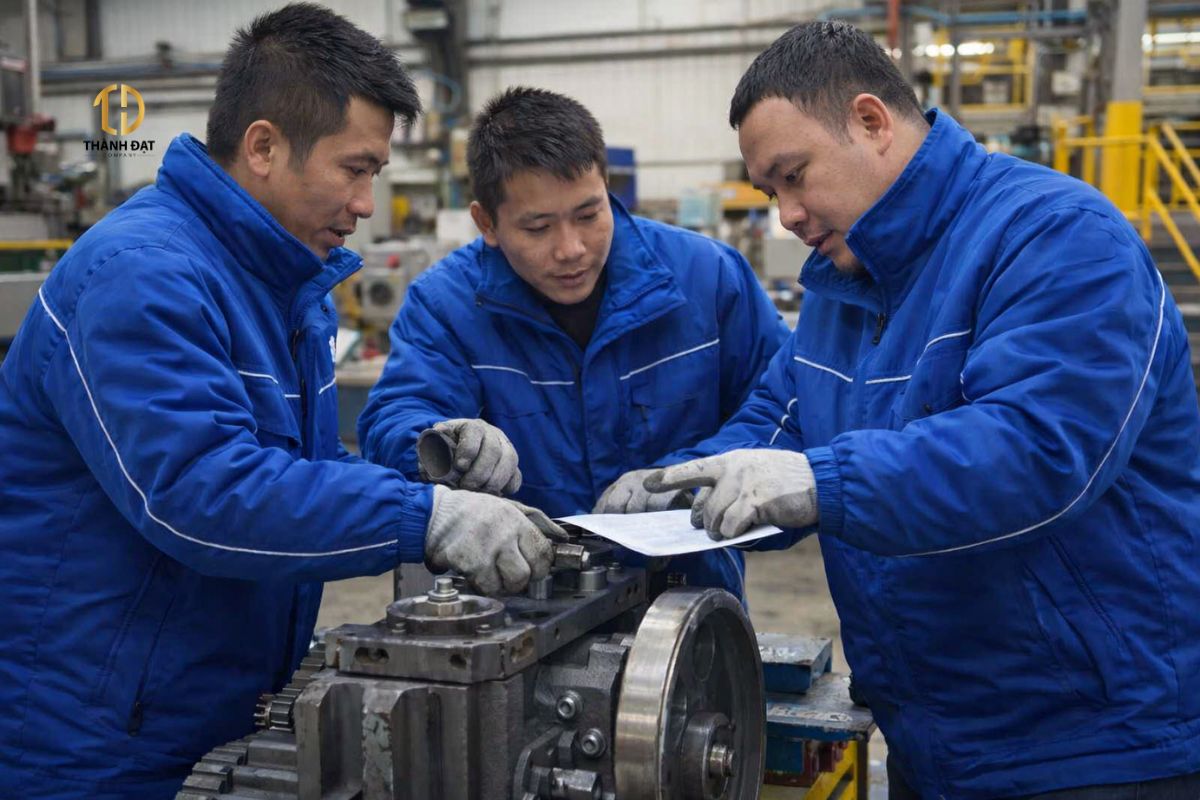 Áo khoác bảo hộ cho công nhân nhà xưởng – đồng phục bảo hộ mùa đông tại Hà Nội