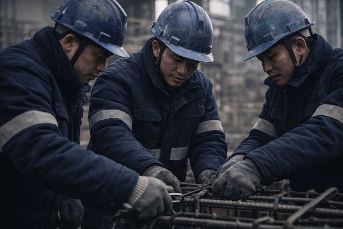 Ứng dụng áo khoác bảo hộ 3 lớp cho công nhân sản xuất và công trình