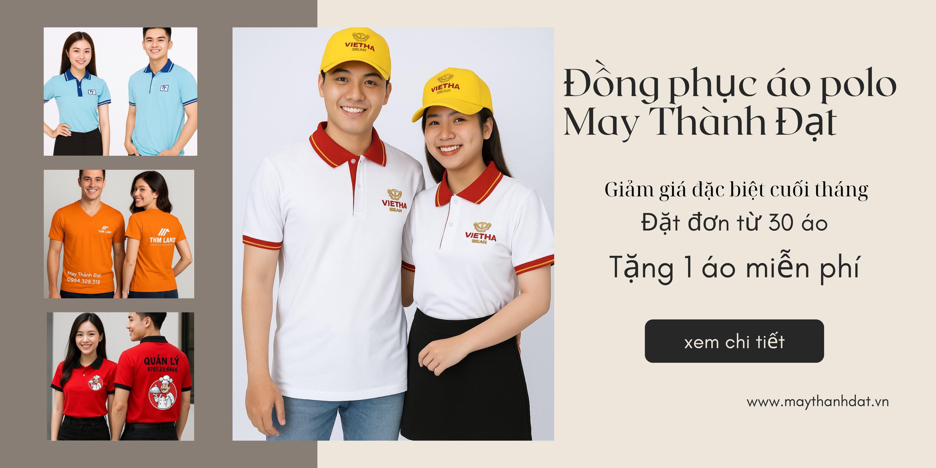 Chương trình khuyến mãi hè của May Thành Đạt