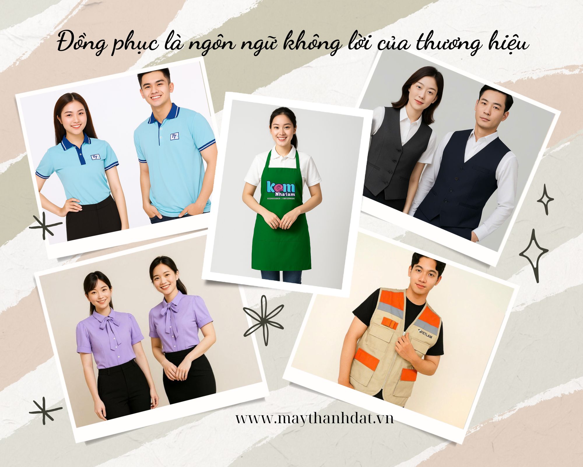 Nhân viên công ty mặc đồng phục đẹp – chuyên nghiệp tại Hà Nội