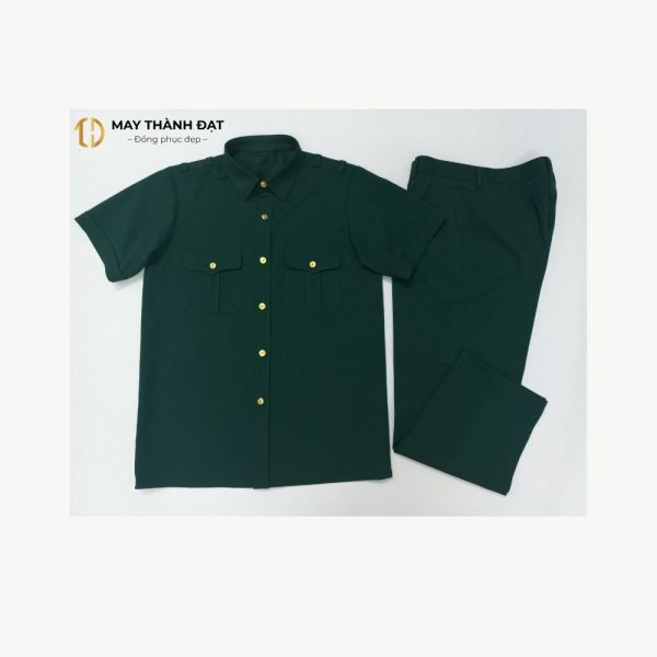 Bộ lễ phục ngắn tay truyền thống, phù hợp cho hội cựu chiến binh