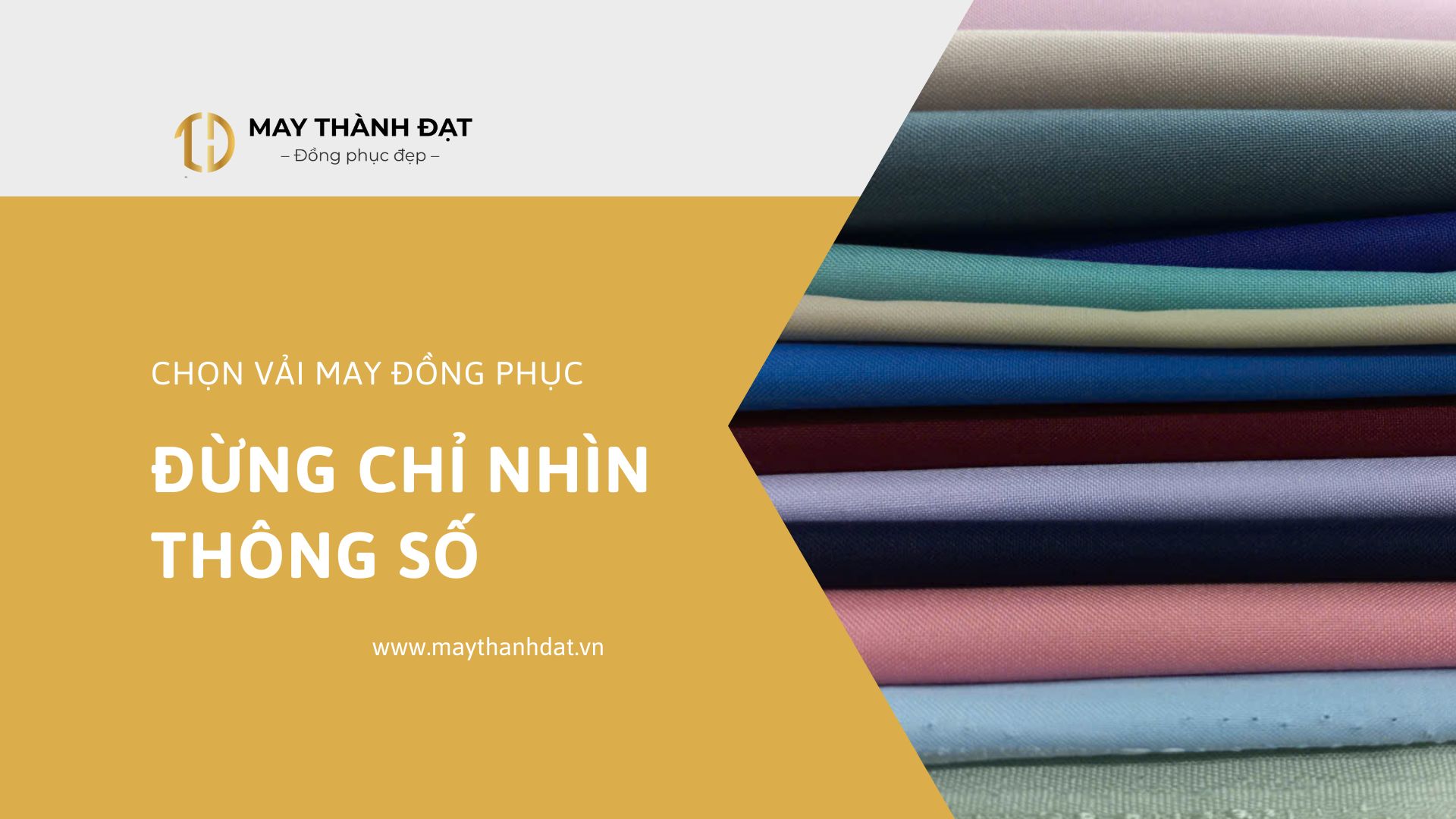 Ảnh bìa bài viết tư vấn chọn vải may đồng