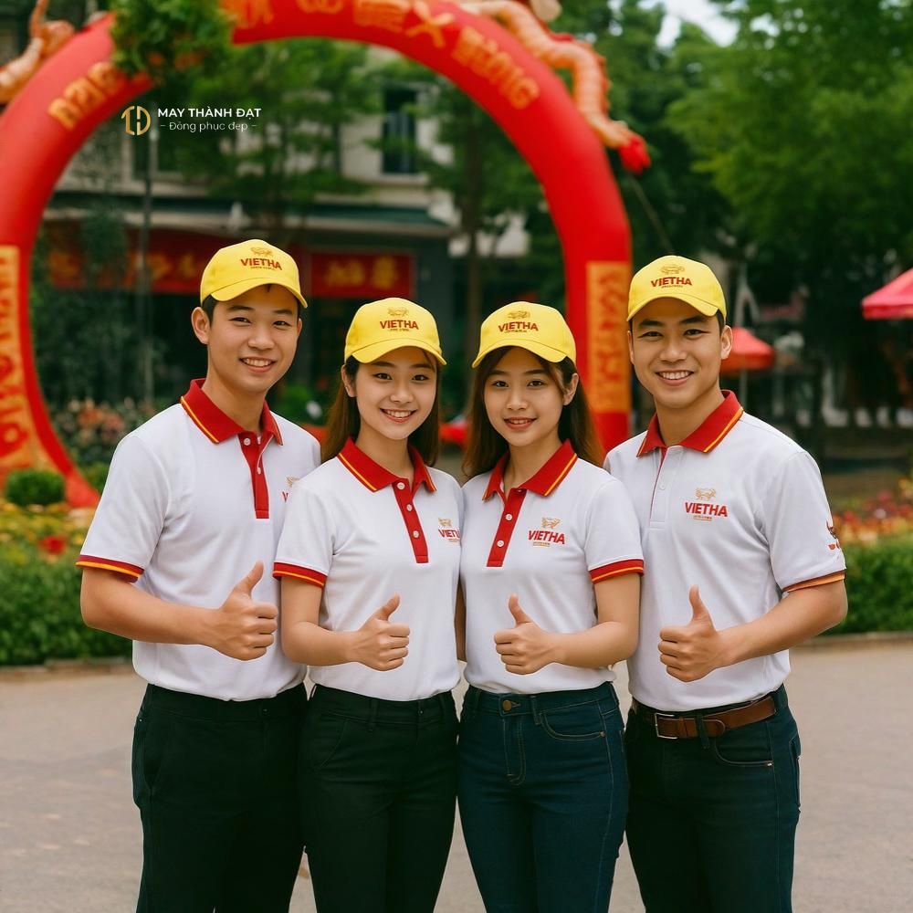 Đồng phục sự kiện VIETHA BEER – Áo phông và mũ lưỡi trai tại Hà Nội