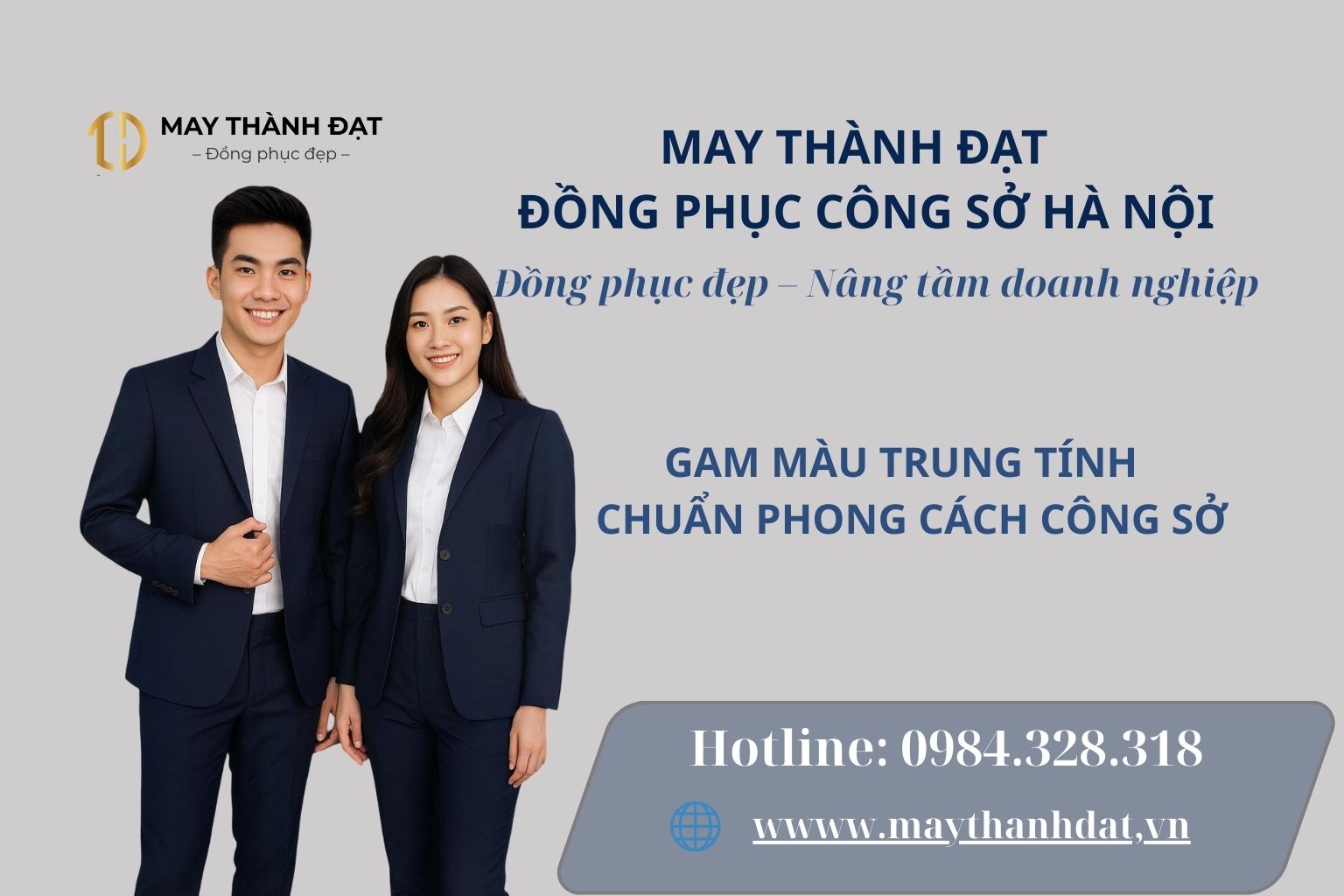 đồng phục công sở màu trung tính tại Hà Nội