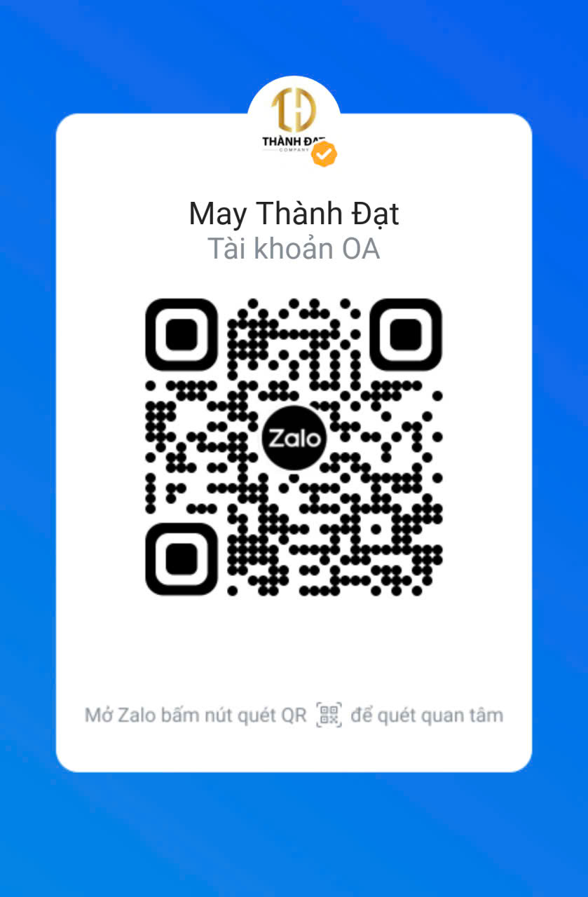 Zalo OA May Thành Đạt – kênh cập nhật mẫu đồng phục mới tại Hà Nội