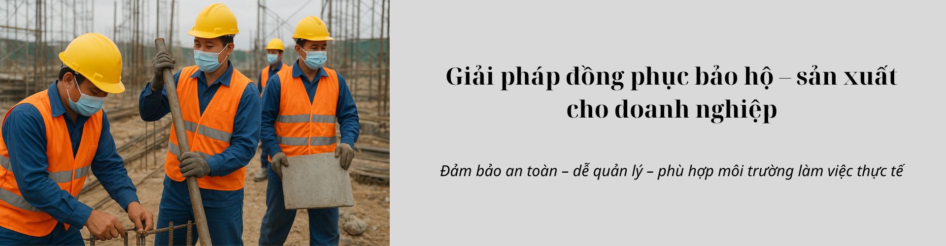 Giải pháp đồng phục bảo hộ – sản xuất cho doanh nghiệp tại Hà Nội