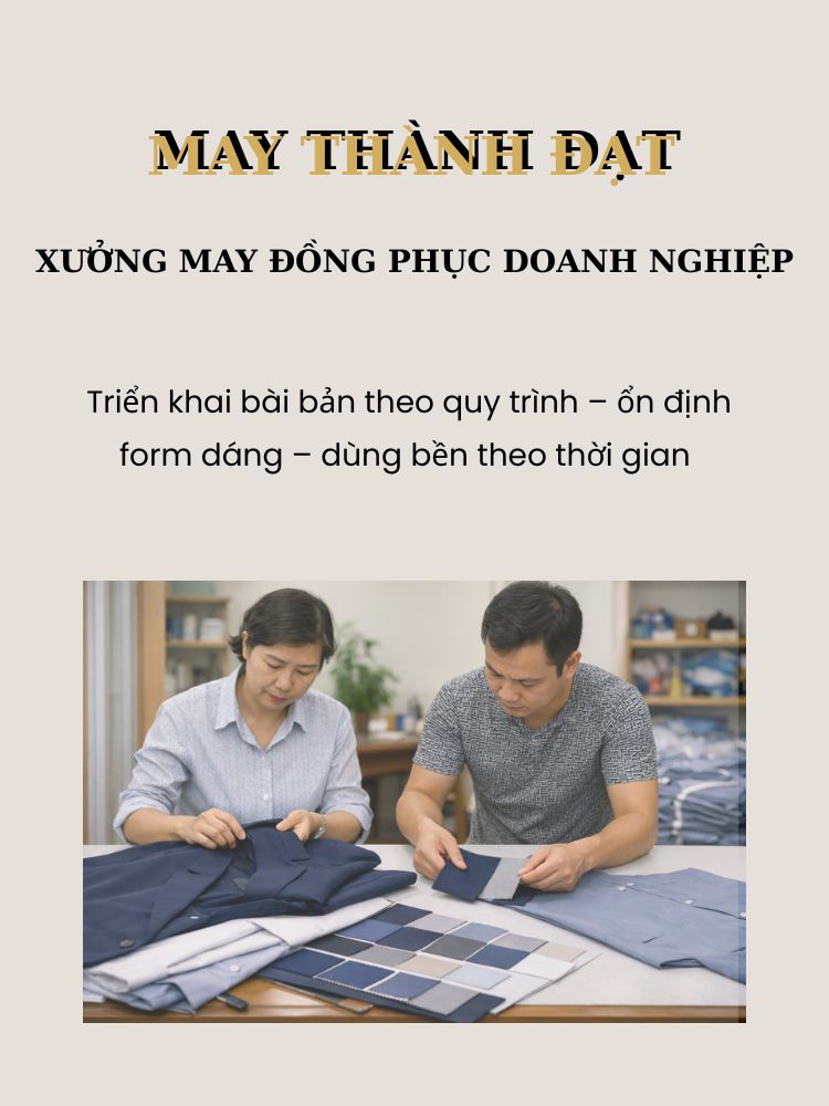 Tư vấn chọn vải và chất liệu tại xưởng may Thành Đạt