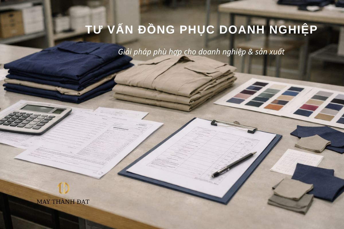 Tư vấn đồng phục doanh nghiệp tại xưởng may Thành Đạt – lựa chọn chất liệu và giải pháp sử dụng lâu dài