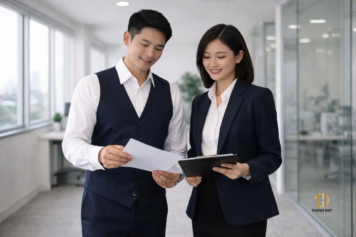 Áo gile và vest đồng phục công sở cho nhân viên doanh nghiệp