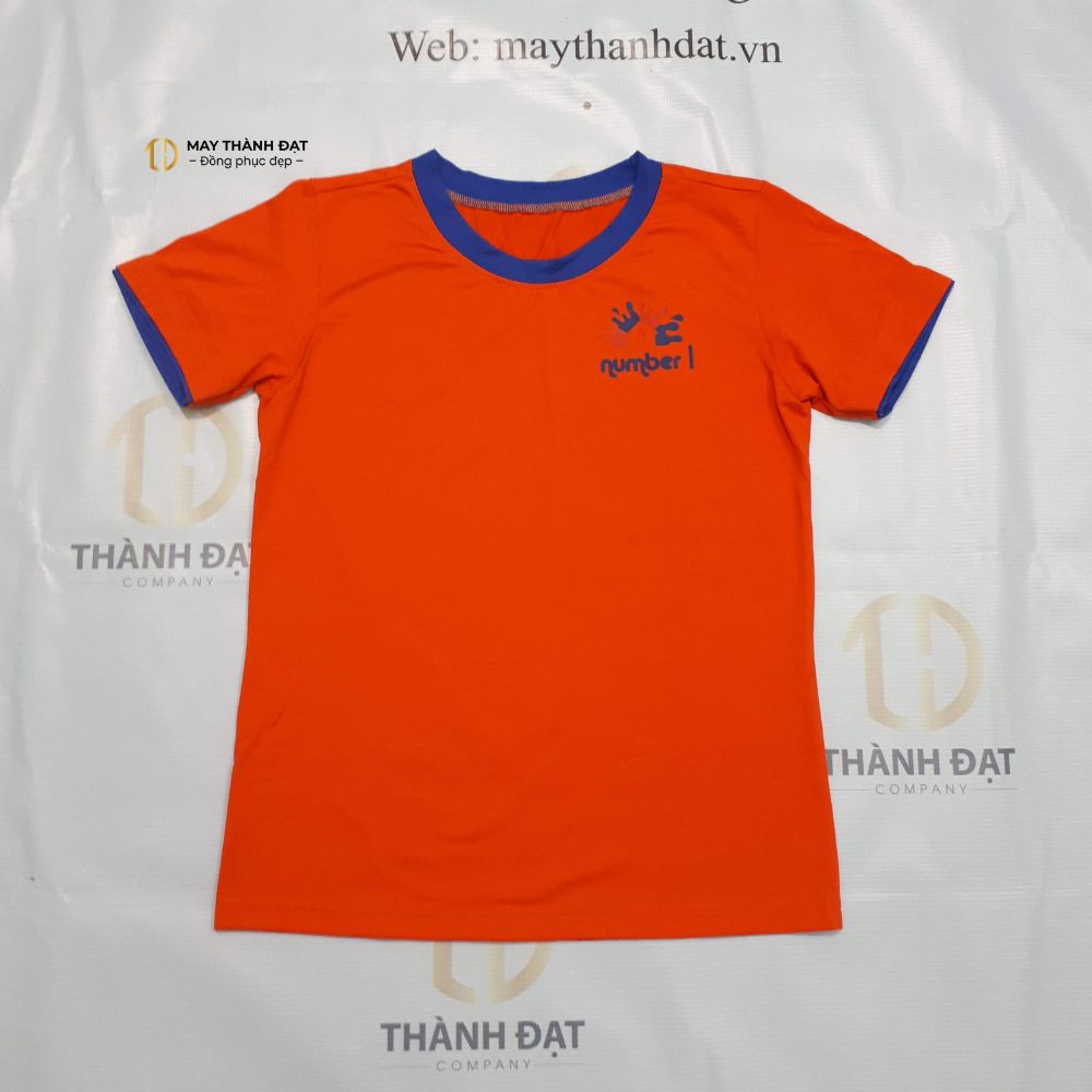 Áo phông cổ tròn đồng phục công ty dùng cho sự kiện và team building