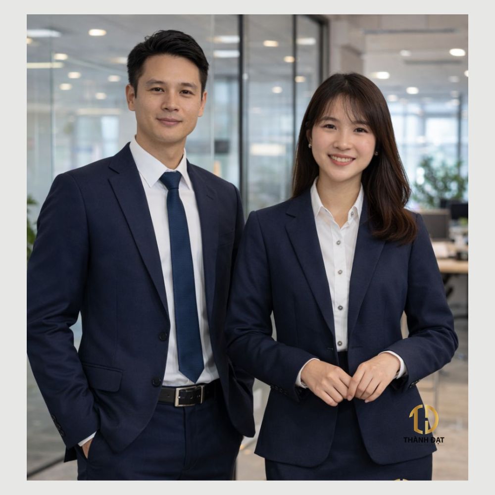 Áo vest đồng phục công sở chuyên nghiệp cho doanh nghiệp tại Hà Nội