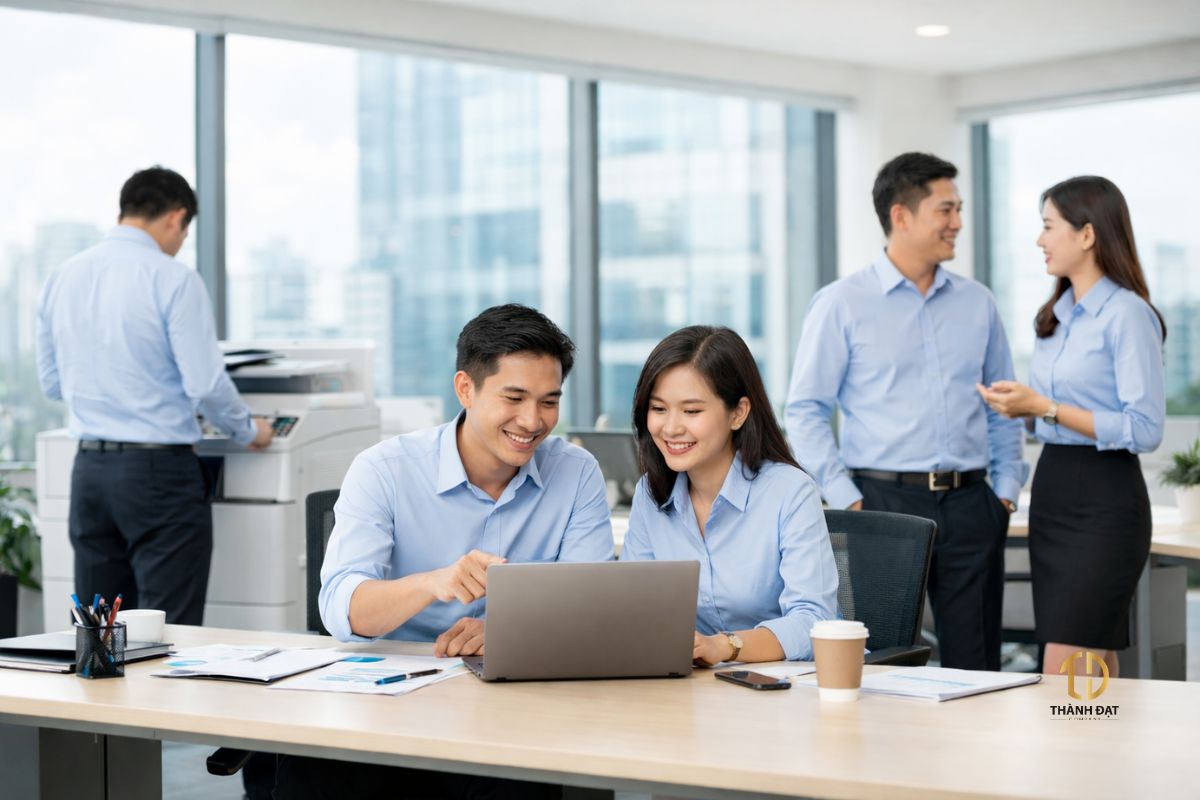 đồng phục công sở cho nhân viên văn phòng