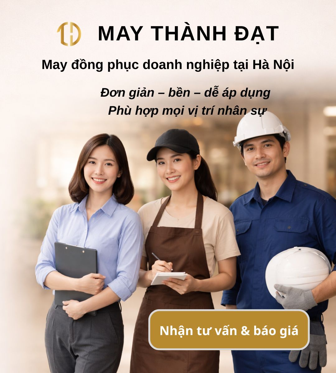 May đồng phục Hà Nội cho doanh nghiệp – thiết kế bền, dễ sử dụng và phù hợp nhiều ngành nghề