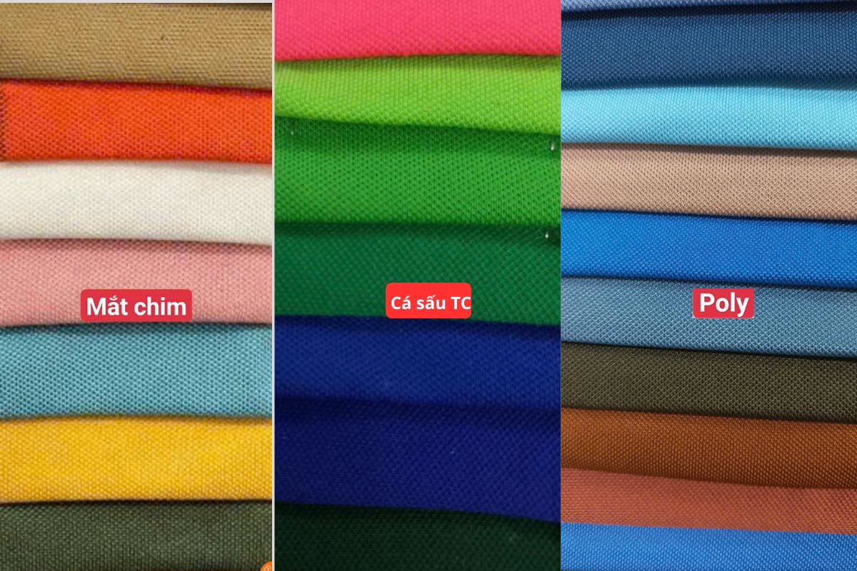 Các loại vải cá sấu thường dùng may áo polo đồng phục